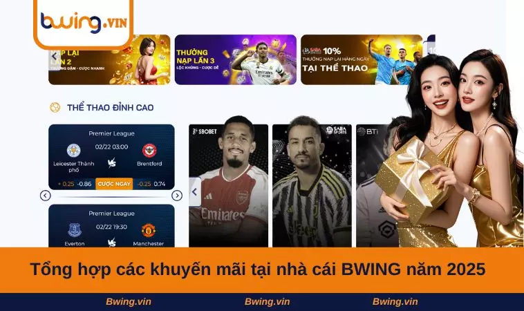 Tổng hợp các khuyến mãi tại nhà cái BWING năm 2025
